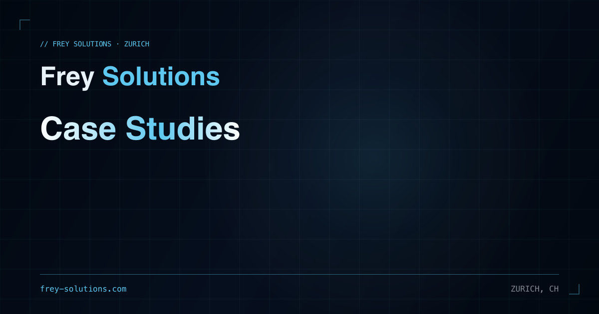 Case Studies - Frey Solutions